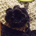 Short sleeve wool cardigan ..