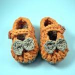 Crochet Baby Booties, mary ..