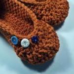 Womens slippers - orange wo..