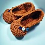 Womens slippers - orange wo..
